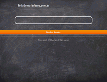 Tablet Screenshot of feriademataderos.com.ar